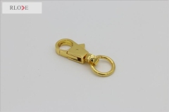 Small round shape bottom metal snap hooks for bag RL-SP005