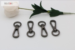 Custom made gunmetal color round shape bag snap hooks RL-SP017