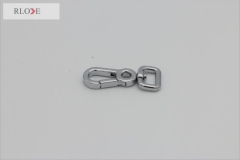 Nickle plating 46.5mm length bag hardware safety snap hook RL-SP029