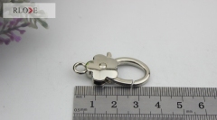 Best quality flower shape purse metal snap hooks RL-SP054