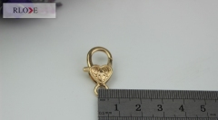 Cute heart shape metal lobster claw clip hooks RL-SP041