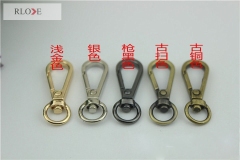 High-end plating round swivel eye snap hook RL-SP040