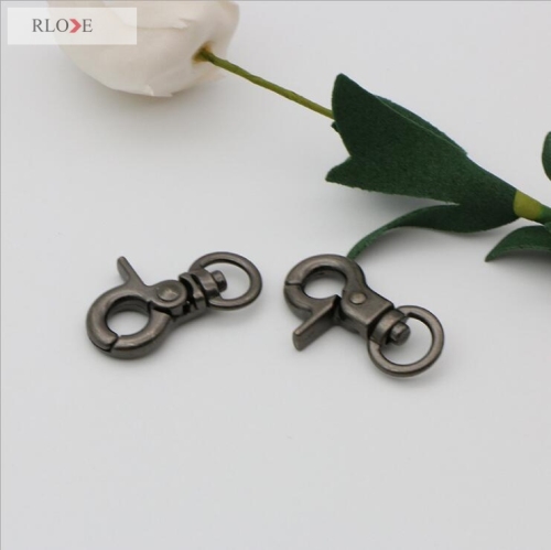 Dog collar hardware small zinc alloy snap swivel hooks RL-SP023