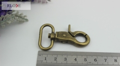 High Precision zinc alloy antique brass bag trigger hooks RL-SP064-26MM