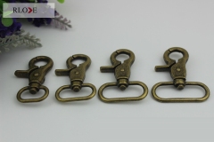 High Precision zinc alloy antique brass bag trigger hooks RL-SP064-26MM