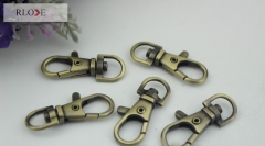 High quality polishing bag metal snap hooks for leather RL-SP065