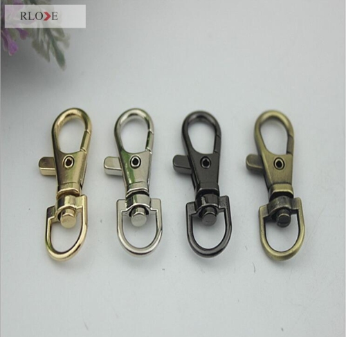 High quality polishing bag metal snap hooks for leather RL-SP065