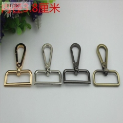 Superior Quality Metal Side Opening Bag Hook Handbag Swivel Clip Snap Hooks RL-SP081-38MM
