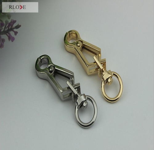 Factory supply 11mm zinc alloy metal swivel spring snap clip bag strap hook RL-SP079