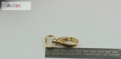 Oval shaped swivel eye bag leash snap hook RL-SP076-16MM