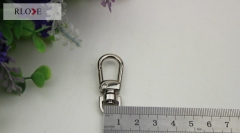 Supply different color zinc alloy small d ring snap hook for dog/lanyard/handbag/bag/purse RL-SP100
