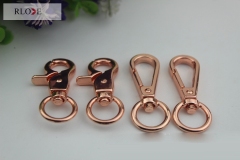 Handbags Hardware Accessories Metal Rose Gold Snap Hook RL-SP088-B