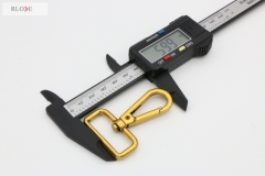 Customized Zinc Alloy Handbag Hardware Suppliers Gold Dog Swivel Snap Hook RL-SP090