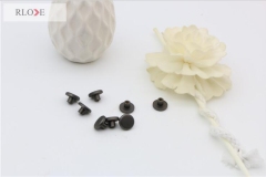 Hot selling handbag fittings round flat shape brass matte gunmetal decorative studs rivet RL-RT032