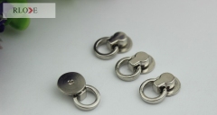 High quality zinc alloy accessories metal strap rivet buckle for handbags RL-RT026