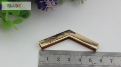 Handbag hardware gold metal protect corner RL-BCP15