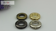 Simple design light gold round metal eyelets for handbag RL-ELE01