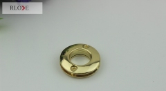 Simple design light gold round metal eyelets for handbag RL-ELE01