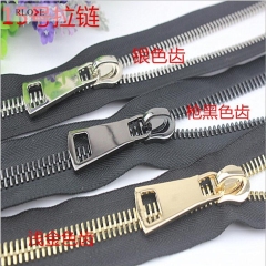 Factory price customized 15# metal zipper puller slider for luggage RL-ZP005