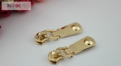 No.7 Custom Light Gold Metal Zipper Pull RL-ZP024-7#