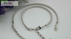 Popular shoes accessories gold & silver iron metal chain with hooks RL-BMC035