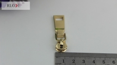 Eco friendly different color zinc alloy metal zipper slider puller for bag RL-ZP015