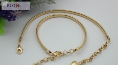 Popular shoes accessories gold & silver iron metal chain with hooks RL-BMC035