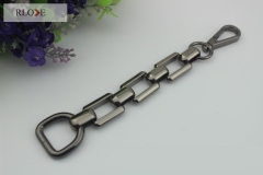 High end zinc alloy metal chain with hooks & d ring RL-BMC034