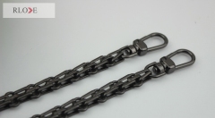 Wholesale 120cm length DIY accessories handbag purse metal chain with hooks RL-BMC07