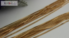 Fashion decorative meticulous metal chain for bag accessories RL-BMC01