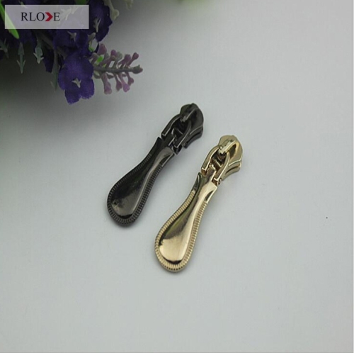 Manufacturing various color bag metal accessories zipper puller slider RL-ZP027