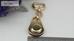 DIY bag accessories light gold metal zipper puller with slider RL-ZP025