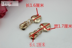 No.24 India hot sale fashion cheap gold metal puller for bags RL-ZP024-24#