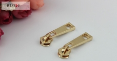 No.2 Custom Gold Metal Zipper Pulls RL-ZP024-2#