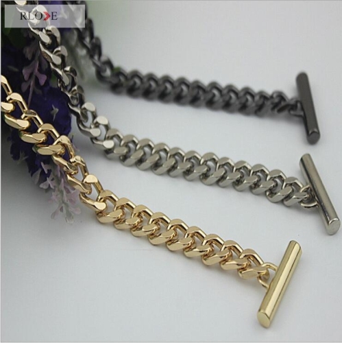 8mm high-grade multi-color metal flat chain for purse RL-BMC06