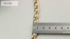 Handbag hardware white pearl decorative purse metal chain RL-BMC021
