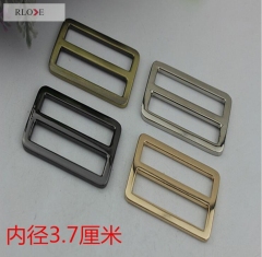 High quality 37mm metal tri-glide slider adjustable buckle RL-BAB010