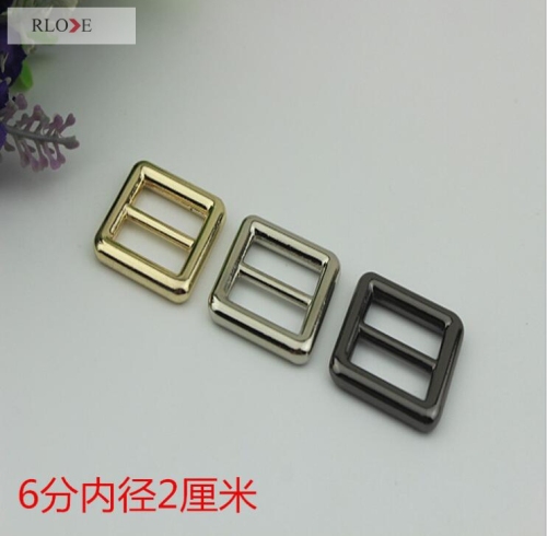 New product metal adjustable slide strap buckle for bag accessories RL-BAB004