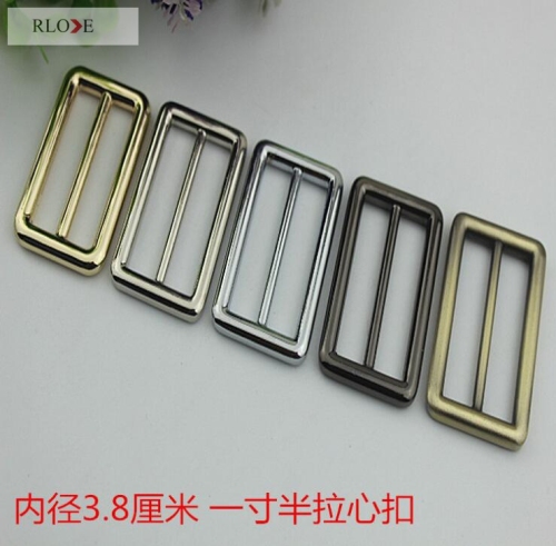 Zinc alloy metal glide buckle for handbag luggage strap RL-BAB011