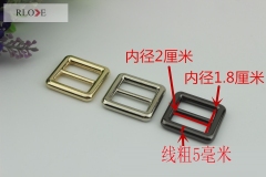 New product metal adjustable slide strap buckle for bag accessories RL-BAB004