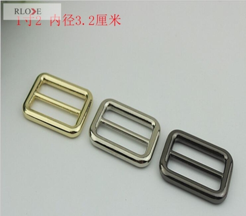 Adjustable tri-glide slide buckle for strap decorative RL-BAB006