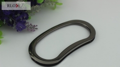 Pork loin shape decoration accessories metal handle for handbag RL-HBH022