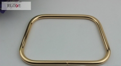 Handbag accessories square metal handle for purse RL-HBH012