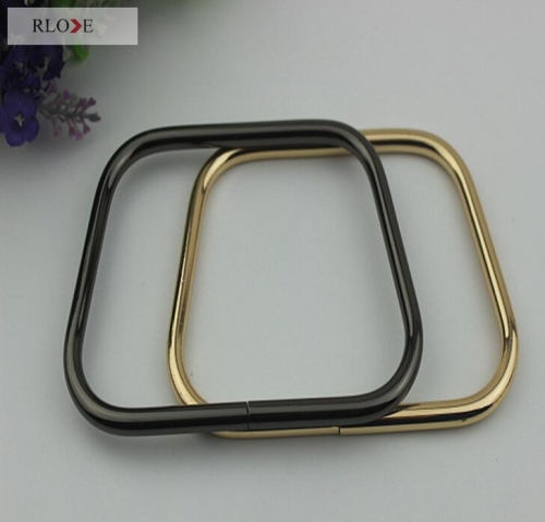 Handbag accessories square metal handle for purse RL-HBH012