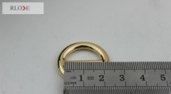 Gold Zinc Alloy Garment / Bag Strap Adjuster O Ring Buckle RL-BAB023