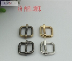 High Quality Strap Adjustable Center Bar Buckle Slide Tri-glide Metal Buckle For Belt RL-BIAB019