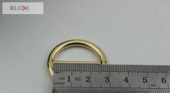 Gold Zinc Alloy Garment / Bag Strap Adjuster O Ring Buckle RL-BAB023