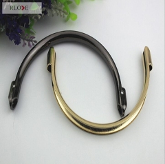 New design light gold metal handle for handbag RL-HBH025