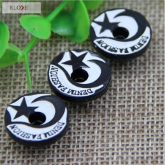 Hot five-pointed star buckles alloy denim button for clothing accessories RL-BGB002