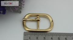 Latest design custom 25mm oval shape metal pin buckles RL-BPB036